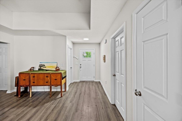 3163 Haskell Langley Rd, Crestview, FL 32539 - entryway featuring wood finished floors and baseboards