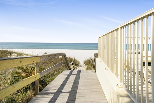 8601 Surf Dr Unit 2W, Panama City Beach, FL 32408 - view of property's community featuring view of water and beach