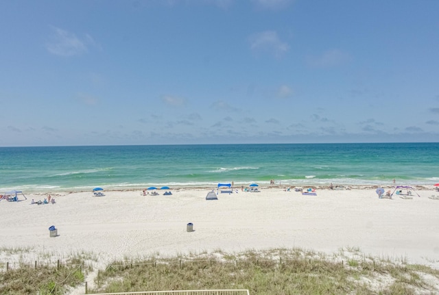 8601 Surf Dr Unit 2W, Panama City Beach, FL 32408 - water view featuring nearby beach