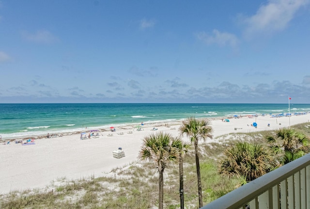8601 Surf Dr Unit 2W, Panama City Beach, FL 32408 - water view featuring nearby beach