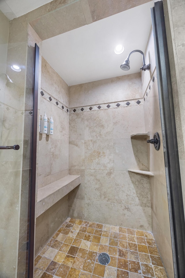 1096 Scenic Gulf Dr Unit 606, Miramar Beach, FL 32550 - full bath featuring a stall shower and recessed lighting