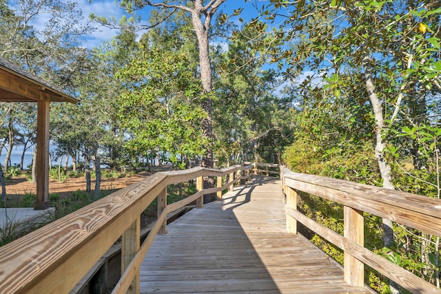 view of dock