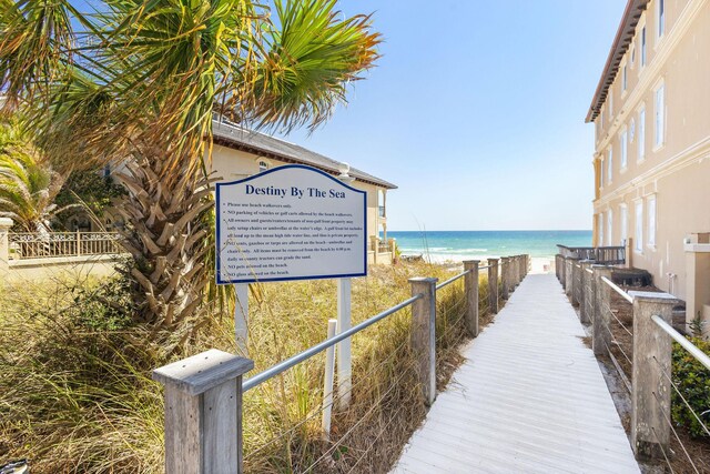 4782 Ocean Blvd, Destin, FL 32541 - view of home's community with view of water and beach