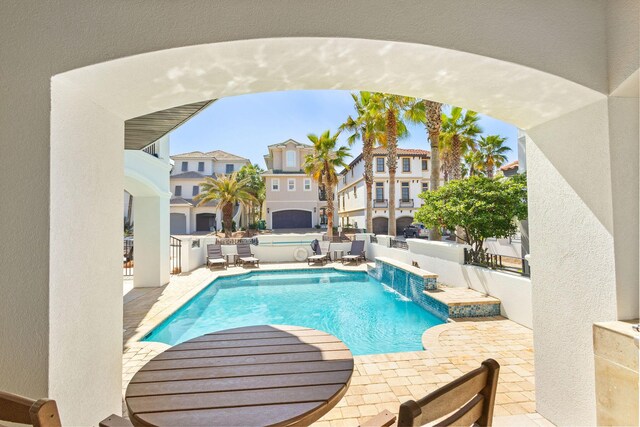 4782 Ocean Blvd, Destin, FL 32541 - community pool with a residential view and a patio area