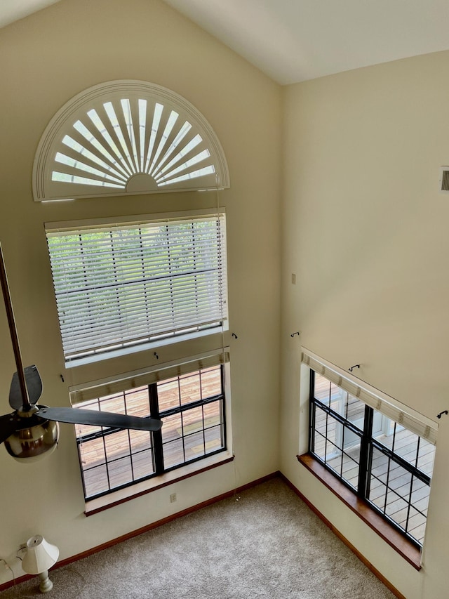 5882 Willow Ln, Crestview, FL 32539 - spare room with carpet floors, baseboards, and ceiling fan
