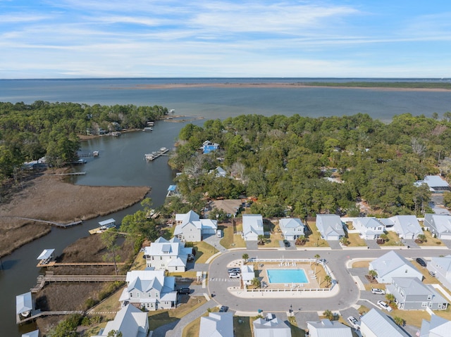 180 Bayou Edge Lndg, Santa Rosa Beach, FL 32459 - aerial overview of property's location featuring a nearby body of water and nearby suburban area