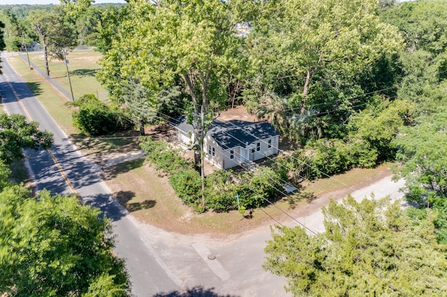 view of subject property