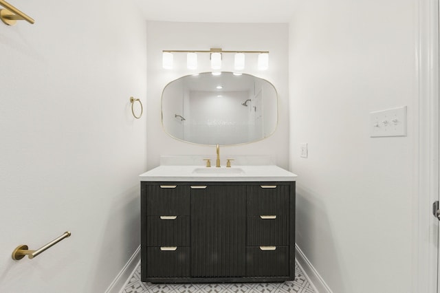 20 NW Higdon Ct, Fort Walton Beach, FL 32547 - bathroom with baseboards and vanity