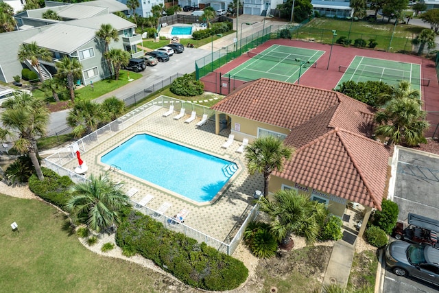 2076 Scenic Gulf Dr Unit 4011, Miramar Beach, FL 32550 - aerial view of a pool