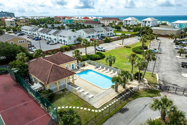2076 Scenic Gulf Dr Unit 4011, Miramar Beach, FL 32550 - bird's eye view of a pool