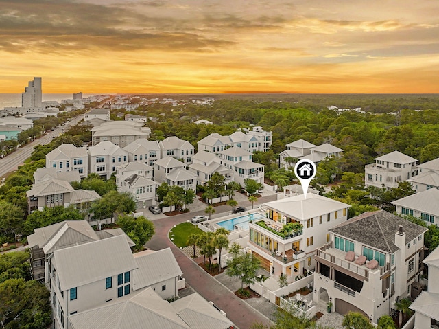 238 Sand Oaks Cir, Santa Rosa Beach, FL 32459 - view of aerial view at dusk