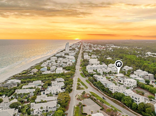 238 Sand Oaks Cir, Santa Rosa Beach, FL 32459 - aerial view of waterfront with a beach