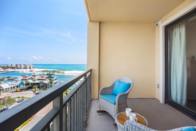 10 Harbor Blvd Unit E409, Destin, FL 32541 - balcony with a water view