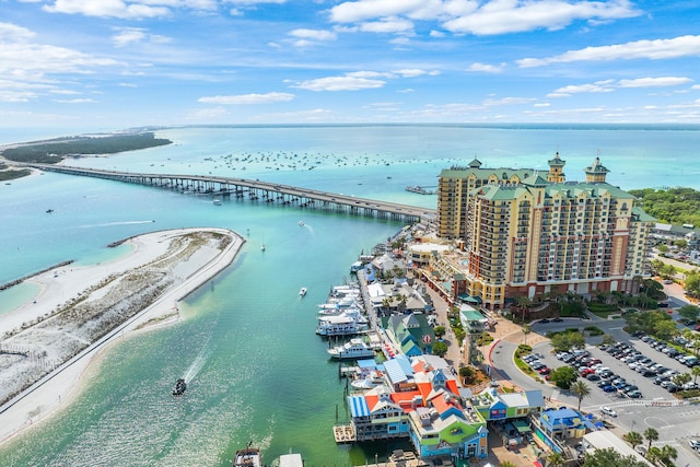 10 Harbor Blvd Unit E409, Destin, FL 32541 - aerial view of a nearby body of water and a notable bridge
