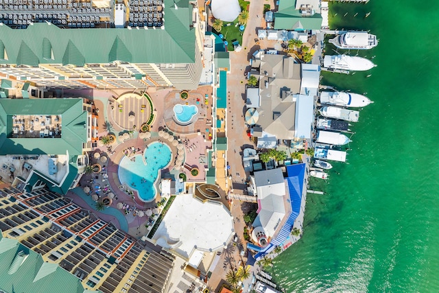 10 Harbor Blvd Unit E409, Destin, FL 32541 - bird's eye view of a pool