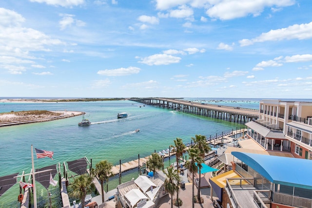 10 Harbor Blvd Unit E409, Destin, FL 32541 - bird's eye view of a nearby body of water and a notable bridge