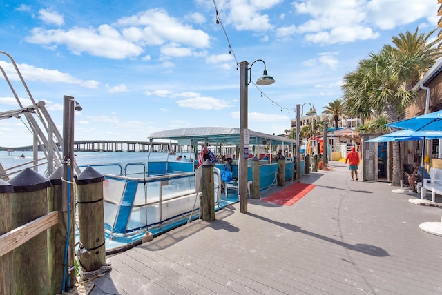 10 Harbor Blvd Unit E409, Destin, FL 32541 - dock area featuring a water view