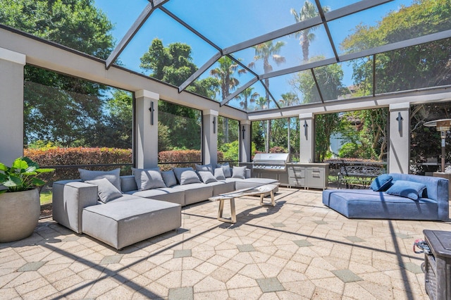 6290 Augusta Cv, Destin, FL 32541 - view of patio with an outdoor hangout area