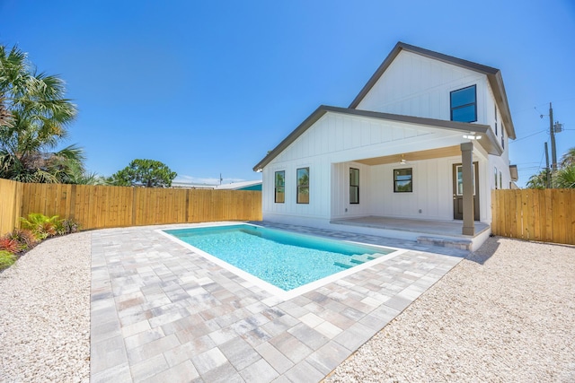 6424 Sunset Ave, Panama City Beach, FL 32408 - view of pool with a patio and a fenced backyard