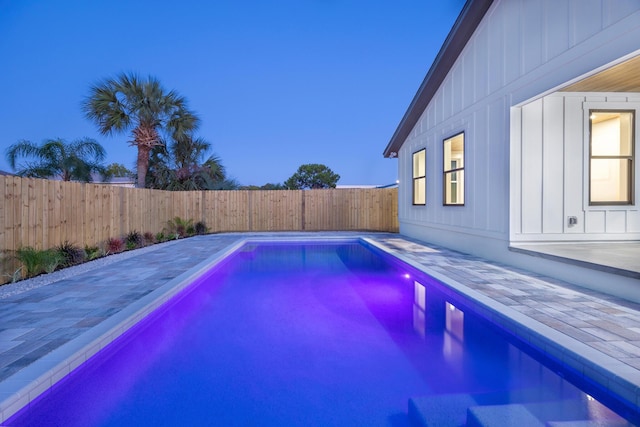 6424 Sunset Ave, Panama City Beach, FL 32408 - view of swimming pool featuring a fenced backyard and a patio