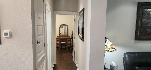 3100 Oriole Dr, Gulf Breeze, FL 32563 - corridor with dark wood-style floors
