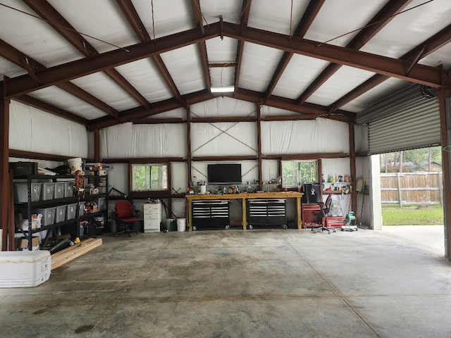 3100 Oriole Dr, Gulf Breeze, FL 32563 - garage with a workshop area
