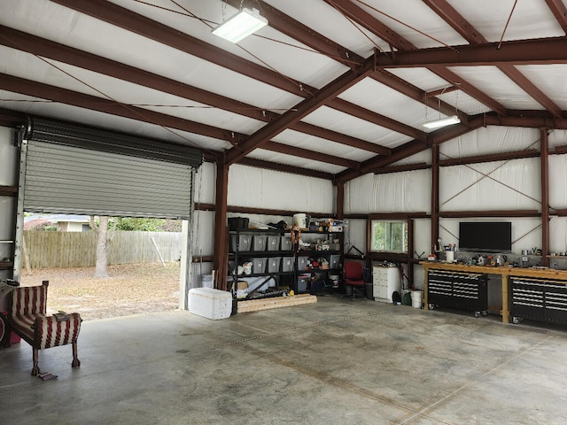 3100 Oriole Dr, Gulf Breeze, FL 32563 - garage with a workshop area