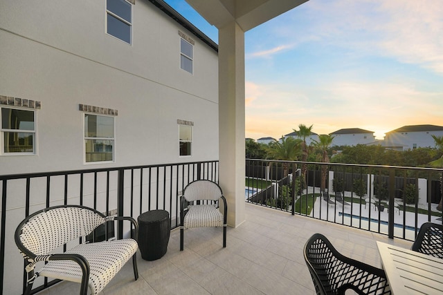336 S Holiday Rd, Destin, FL 32550 - view of balcony at dusk