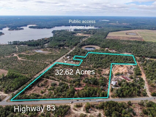 4099 State Highway 83, Defuniak Springs, FL 32433 - map / location with property boundaries highlighted