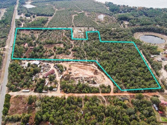 4099 State Highway 83, Defuniak Springs, FL 32433 - aerial view of property and surrounding area featuring property parcel outlined
