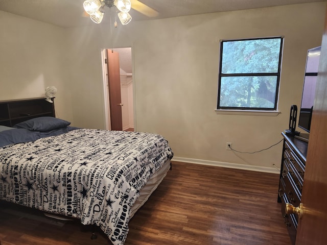 696 Tyner St Unit 7, Fort Walton Beach, FL 32547 - bedroom featuring wood finished floors and baseboards