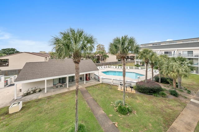 17614 Front Beach Rd Unit D13, Panama City Beach, FL 32413 - community pool with a patio