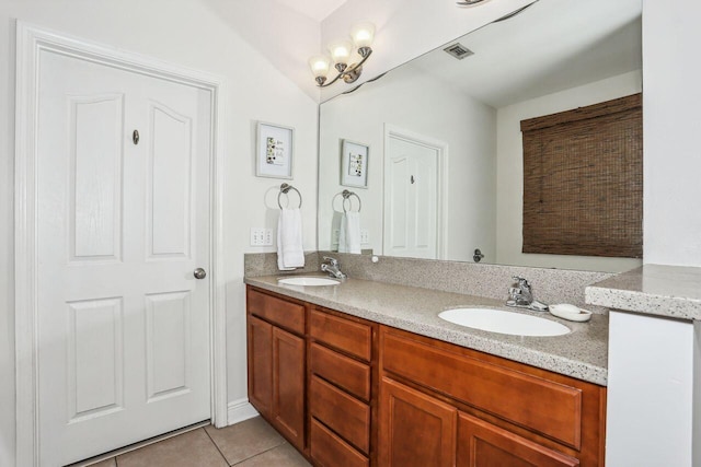 312 Scotch Pine Ln, Crestview, FL 32536 - full bath with double vanity and tile patterned floors