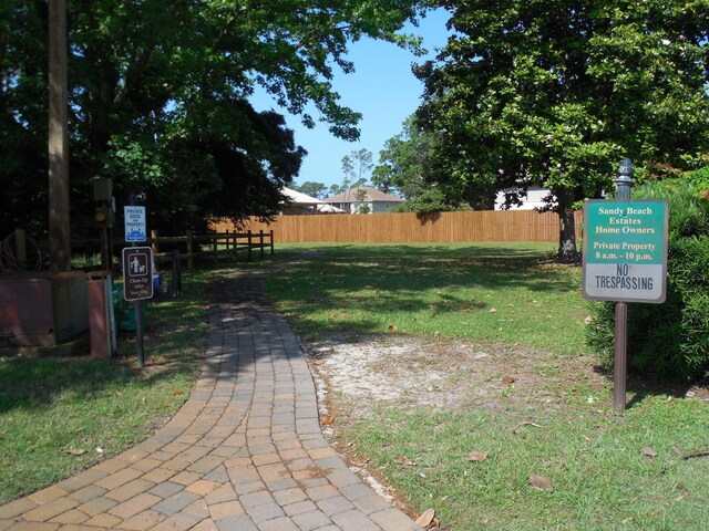 2095 Jessica Way, Navarre, FL 32566 - view of yard