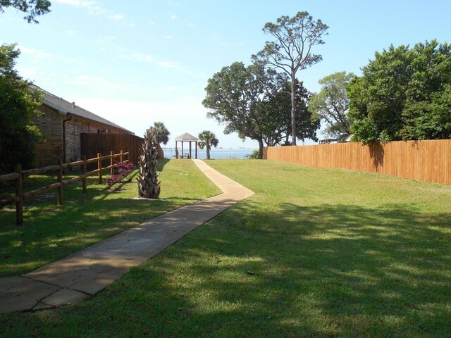 2095 Jessica Way, Navarre, FL 32566 - view of yard featuring a gazebo