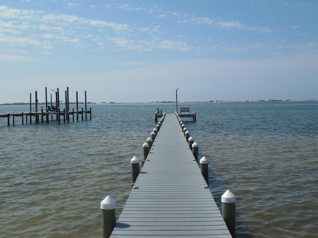 2095 Jessica Way, Navarre, FL 32566 - dock area with a water view