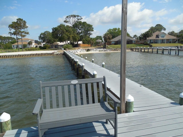 2095 Jessica Way, Navarre, FL 32566 - dock area with a water view