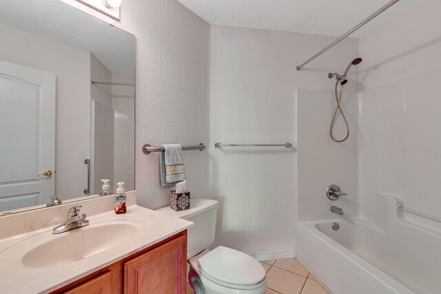 207 E Shipwreck Rd, Santa Rosa Beach, FL 32459 - bathroom featuring toilet, tile patterned flooring, shower / bath combination, and vanity