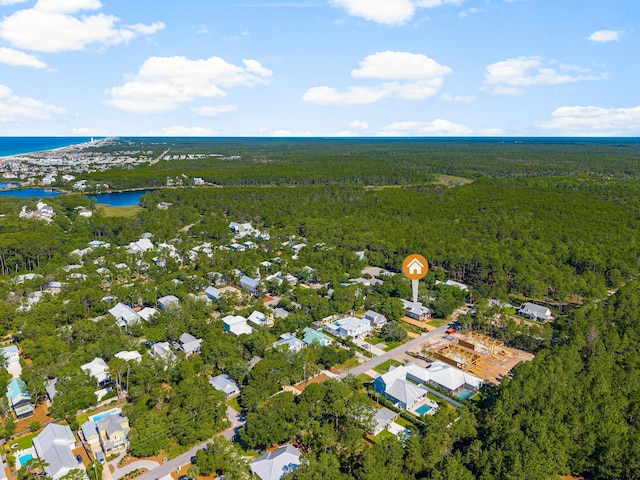 515 Seacrest Dr, Inlet Beach, FL 32461 - view of property location with a heavily wooded area and a large body of water