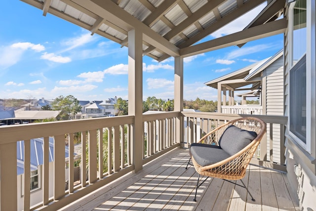 106 N Winston Ln, Inlet Beach, FL 32461 - deck with a residential view