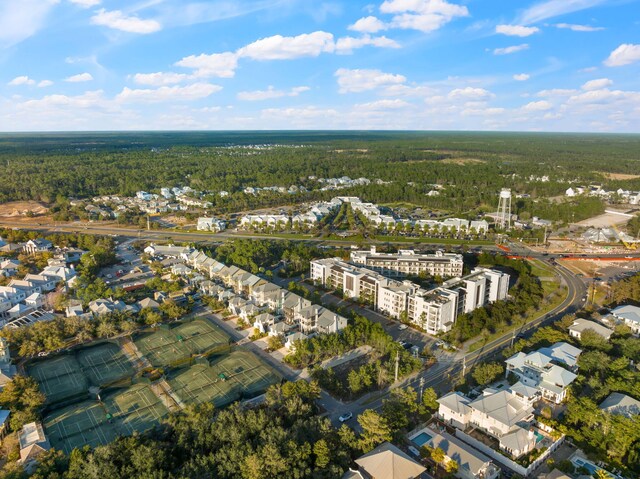 106 N Winston Ln, Inlet Beach, FL 32461 - aerial overview of property's location featuring a heavily wooded area