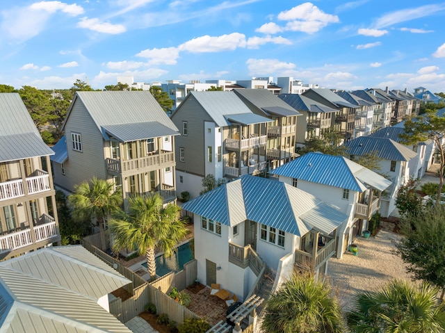 106 N Winston Ln, Inlet Beach, FL 32461 - aerial perspective of suburban area