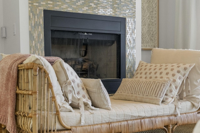 106 N Winston Ln, Inlet Beach, FL 32461 - detailed view of a tile fireplace