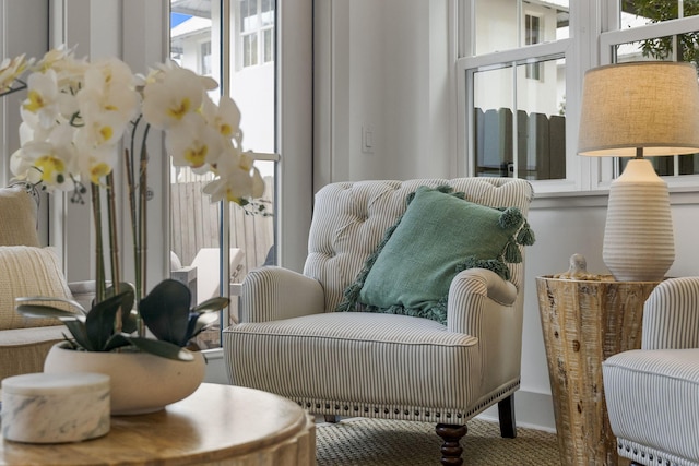 106 N Winston Ln, Inlet Beach, FL 32461 - sitting room featuring carpet flooring