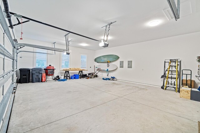 425 W Lafayette, Inlet Beach, FL 32461 - garage with a garage door opener and electric panel