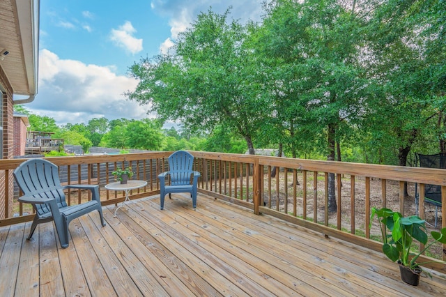 41 S Hidden Lakes Trl, Defuniak Springs, FL 32433 - deck featuring view of scattered trees