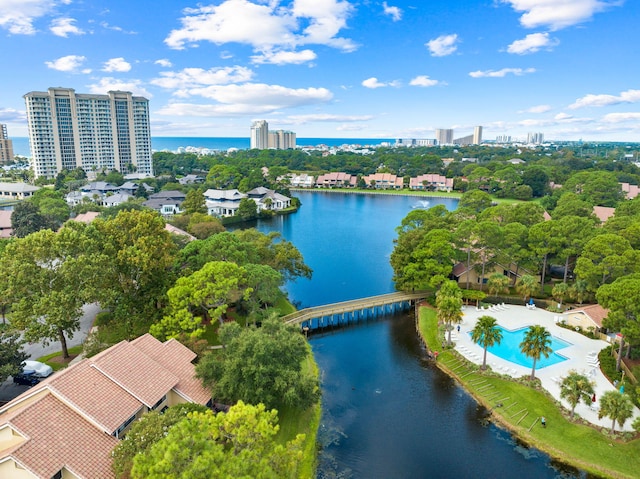 5144 Beachwalk Cir, Miramar Beach, FL 32550 - view of urban area with a nearby body of water and a pool