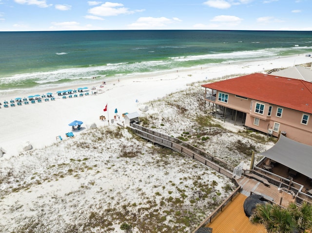 5144 Beachwalk Cir, Miramar Beach, FL 32550 - bird's eye view of waterfront with a beach