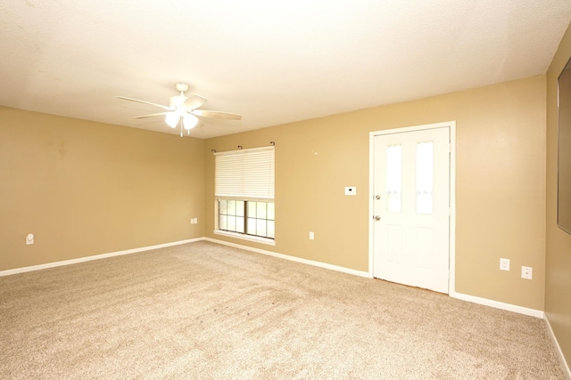 118 5th Ave Unit 118, Shalimar, FL 32579 - carpeted empty room with ceiling fan and baseboards