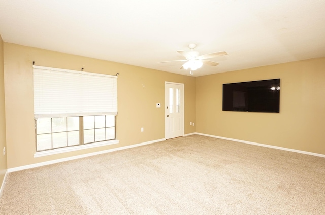 118 5th Ave Unit 118, Shalimar, FL 32579 - carpeted spare room featuring ceiling fan and baseboards